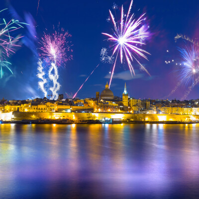 Malta,  Valletta, Nova godina