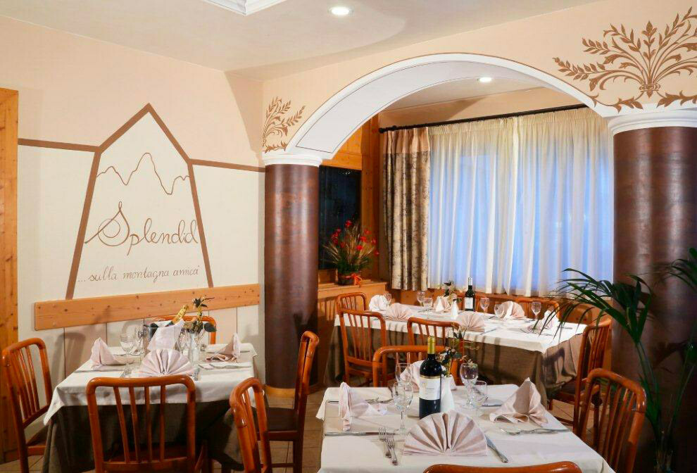 Skijanje u Italiji, skijalište Andalo / Paganella, Andalo, Hotel Splendid, blagavaona