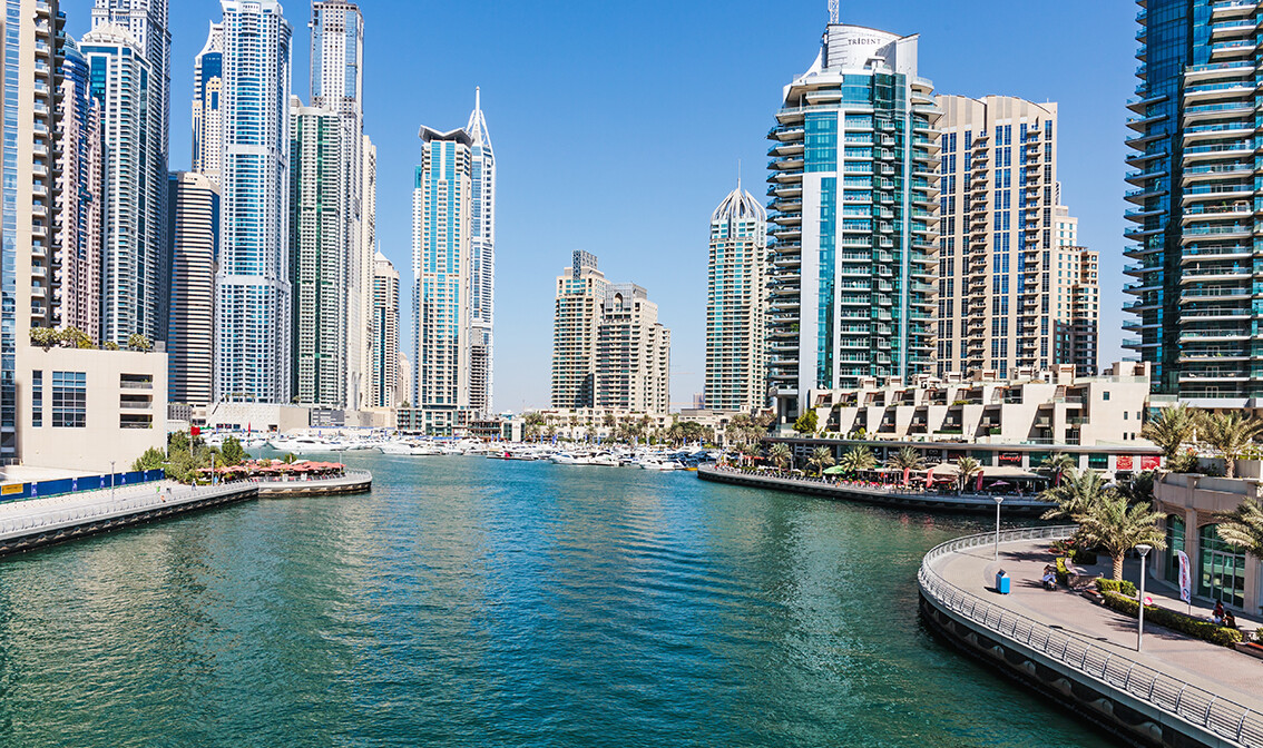 Dubai marina, putovanje u Dubai, garantirani polasci, mondo travel, daleka putovanja