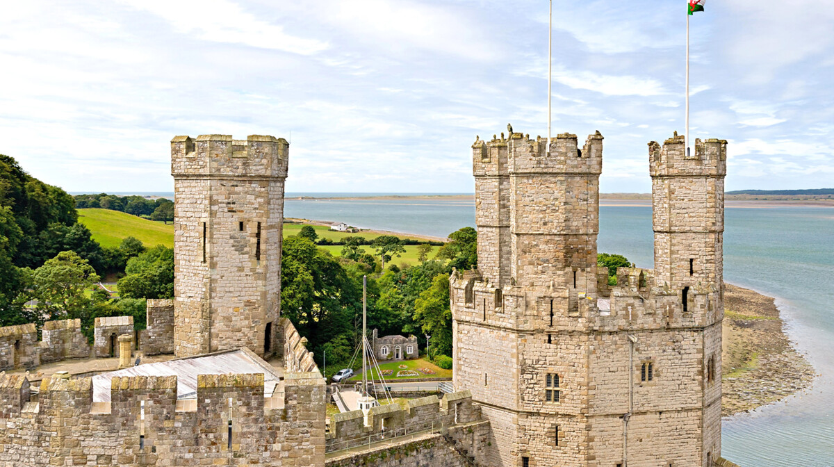 Dvorac Caernarfon u Snowdoniji, Wales