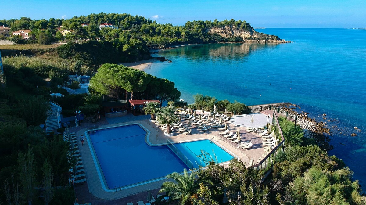 Kefalonija ljetovanje, Lassi, Hotel Mediterranee, pazen i pogled na more