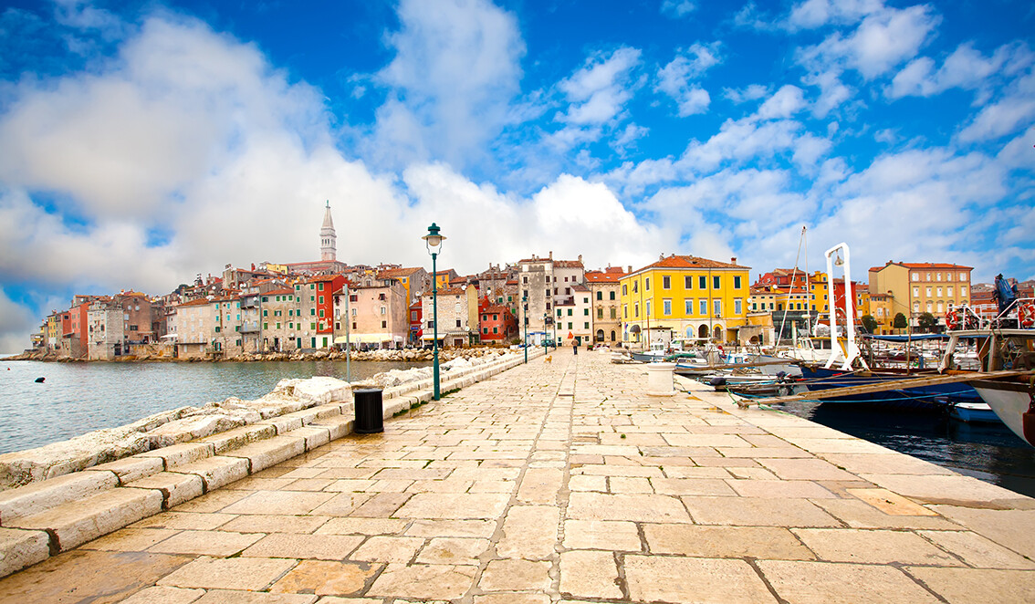 Hrvatska, Istra, Poreč, pogled na grad, grupni polasci, putovanja autobusom u Istru