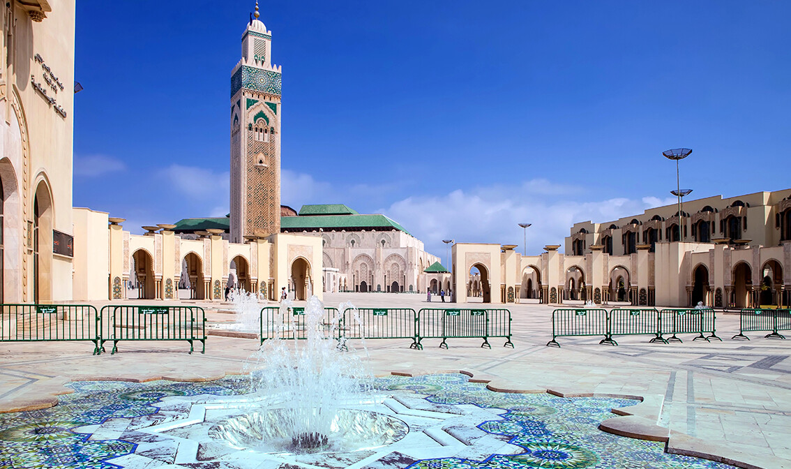 Maroko, mosque Hassan second, Casablanca
