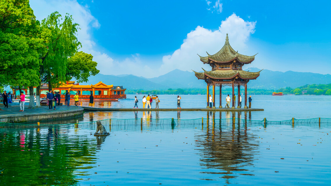 Kina, Hangzhou, West Lake