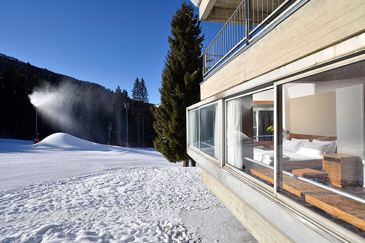 Skijanje u Italiji, skijalište Marilleva, Hotel TH Marilleva, pogled