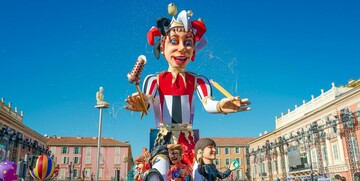Azurna obala, putovanje azurna obala, karneval u Nici, karnevalska povorka, garantirano