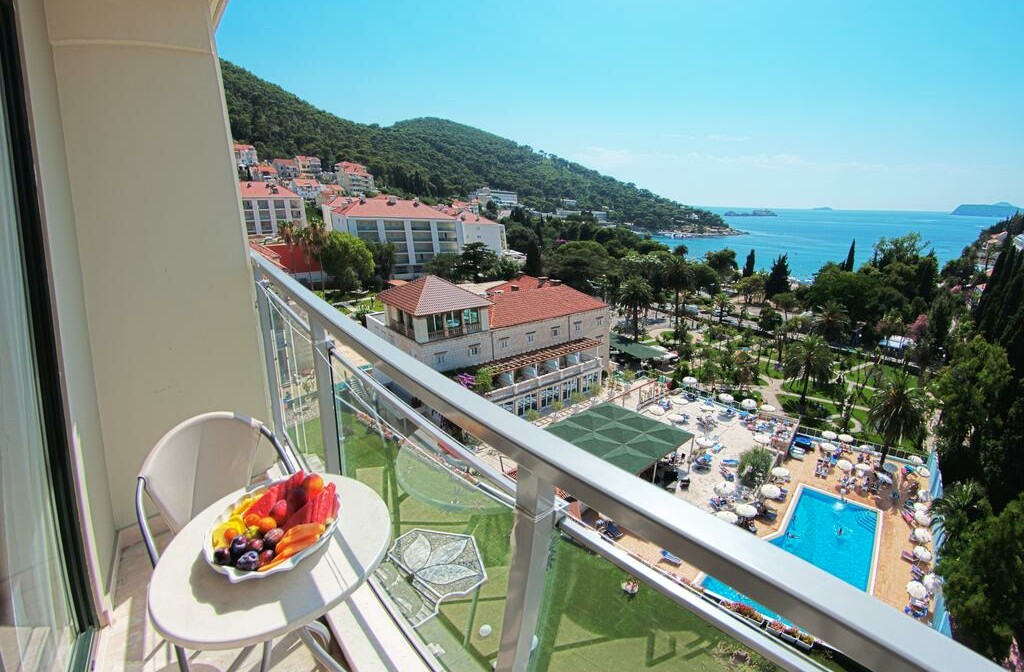 Dubrovnik, Grand Hotel Park, balkon pogled