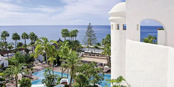 Tenerife mondo travel, Hotel Jardin Tropical, pogled na bazen i more