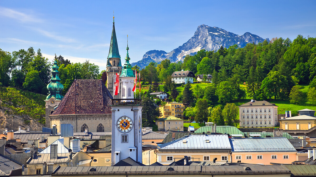 Toranj gradske vijećnice u Salzburgu, putovanje u Salzburg