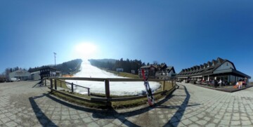 Skijaški stadion skijaške staze na Mariborskom Pohorju, modno travel