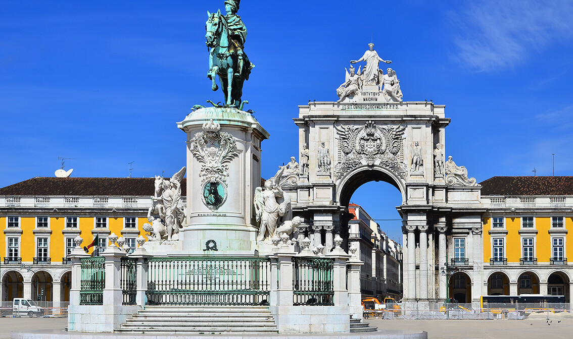 Placa Commercio, putovanje Lisabon, europska putovanja zrakoplovom, portugal putovanje
