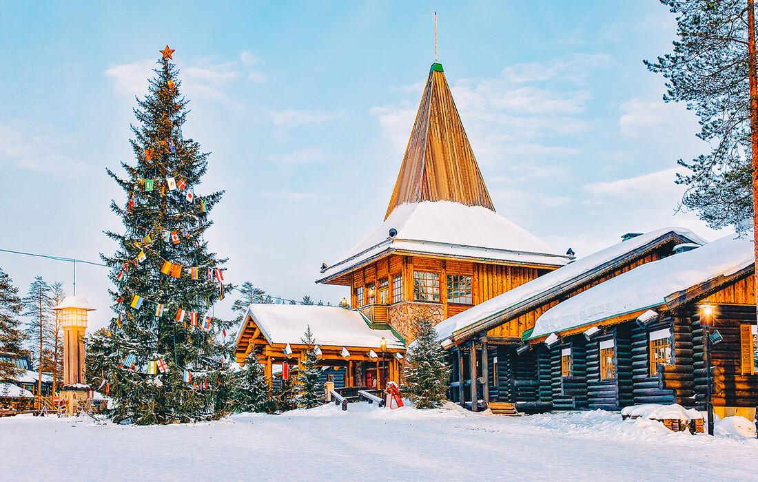 Selo djeda Mraza u Rovaniemiju, putovanje Laponija, direktan let za Rovainiemi