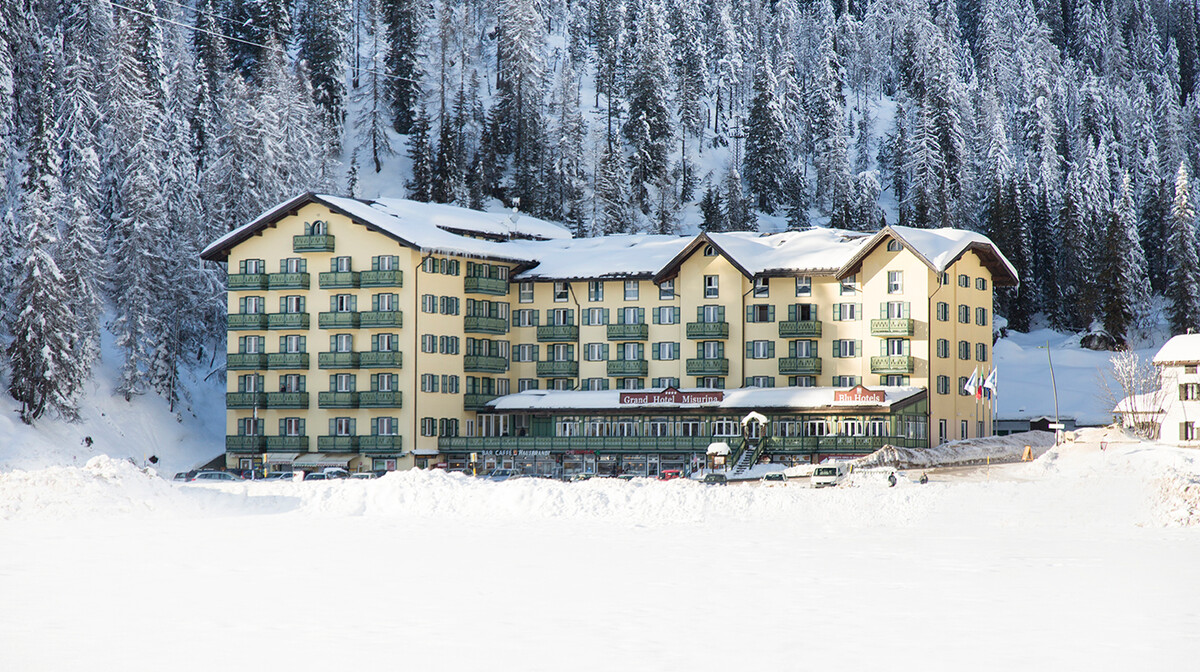 Panorama hotela zimi Misurina