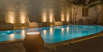 Santorini ponuda hotela, Hotel Santorini Crystal Blue Suites, bazen po noći