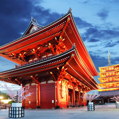 Tokio, Asakusa hram, putovanje Japan, daleka putovanja, garantirani polasci, vođene ture