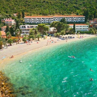 Hotel Faraon, beach panoramic