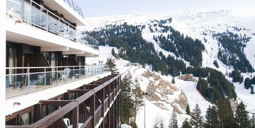 Skijanje u Francuskoj, Flaine, Apartmani Les Terrasses De Veret, terasa