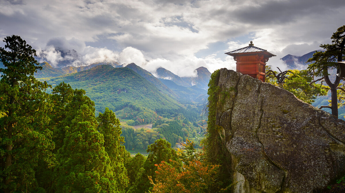 japan -Yamadera Mountain Temple