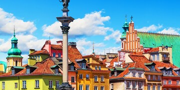 Stari grad u Varšavi, autobusna putovanja, putovanja zrakoplovom, Mondo travel, europska putovanja