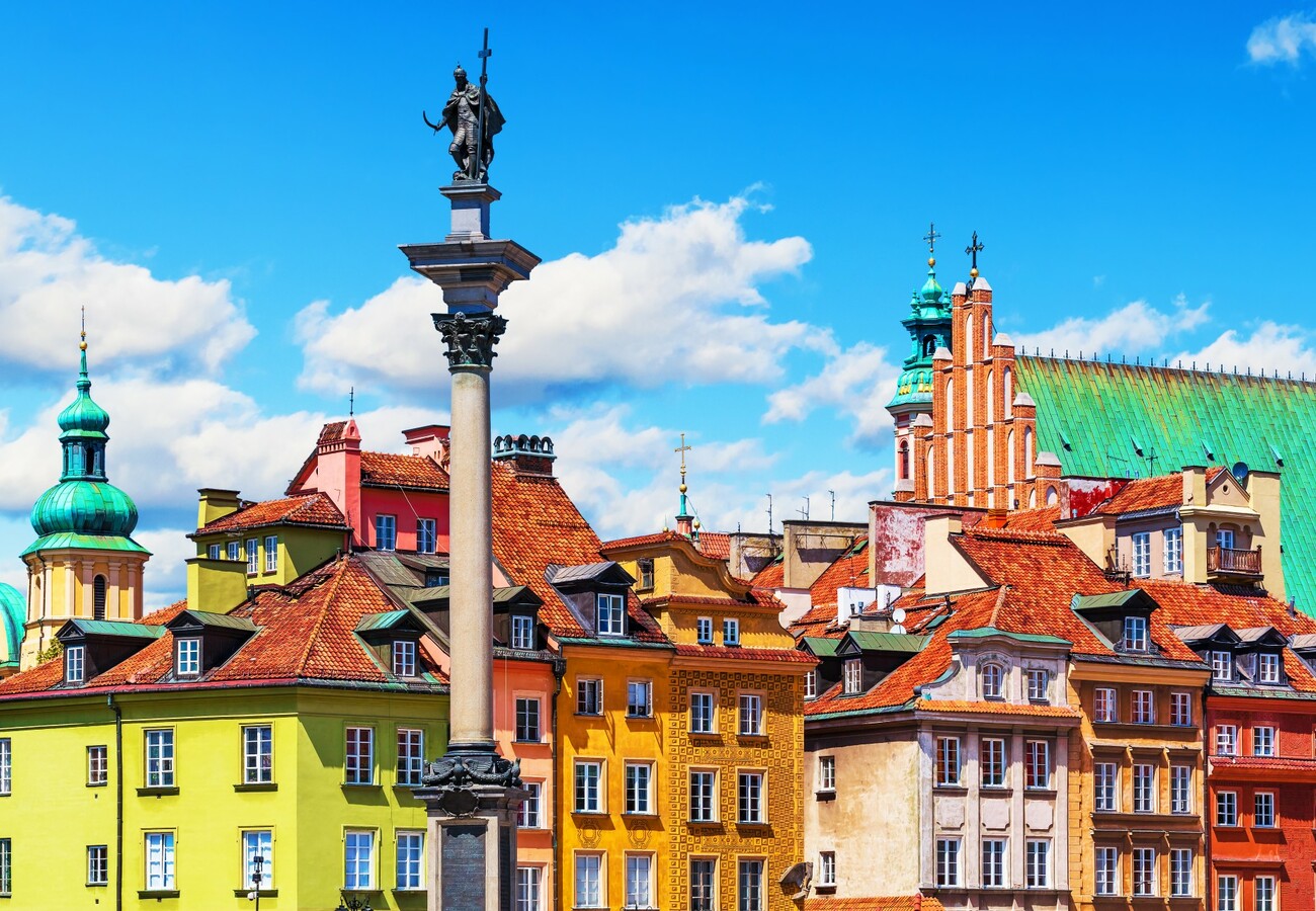 Stari grad u Varšavi, autobusna putovanja, putovanja zrakoplovom, Mondo travel, europska putovanja