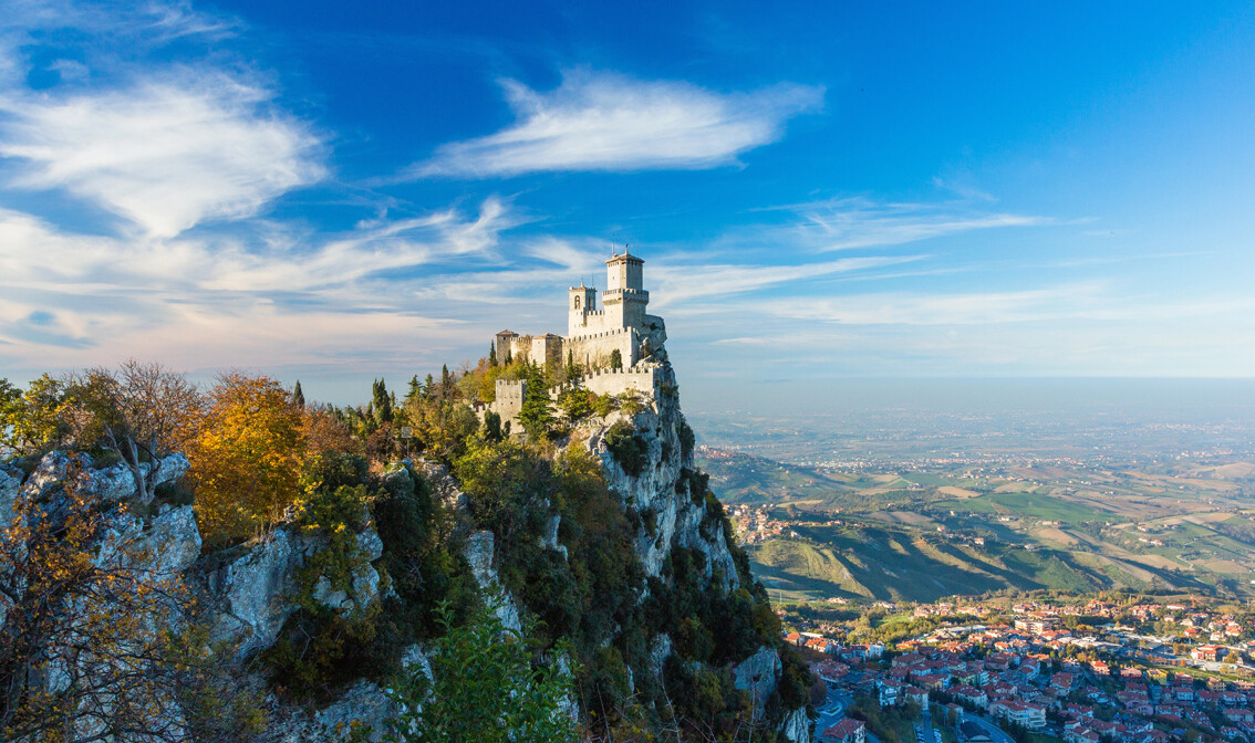 San Marino The first fort Guaita built on Mount Titano2