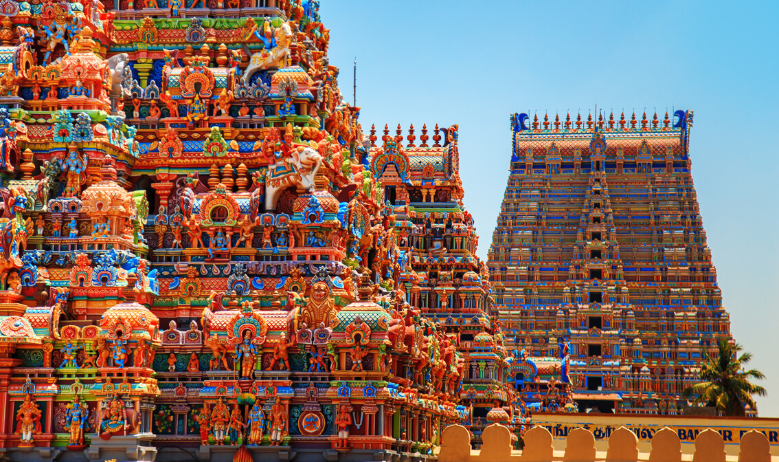 Indija, Temple of Sri Ranganathaswamy in Trichy