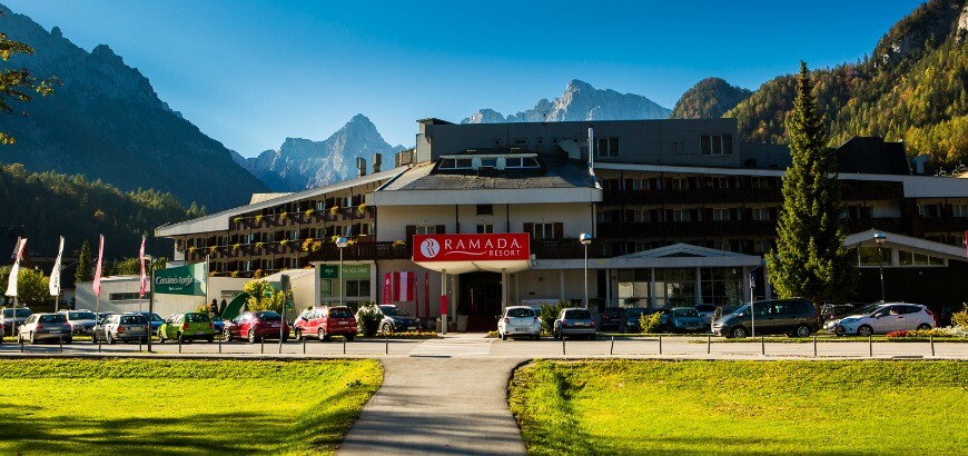Slovenija, Wellness Ramada Resort,Kranjska Gora, izgled hotela izvana 