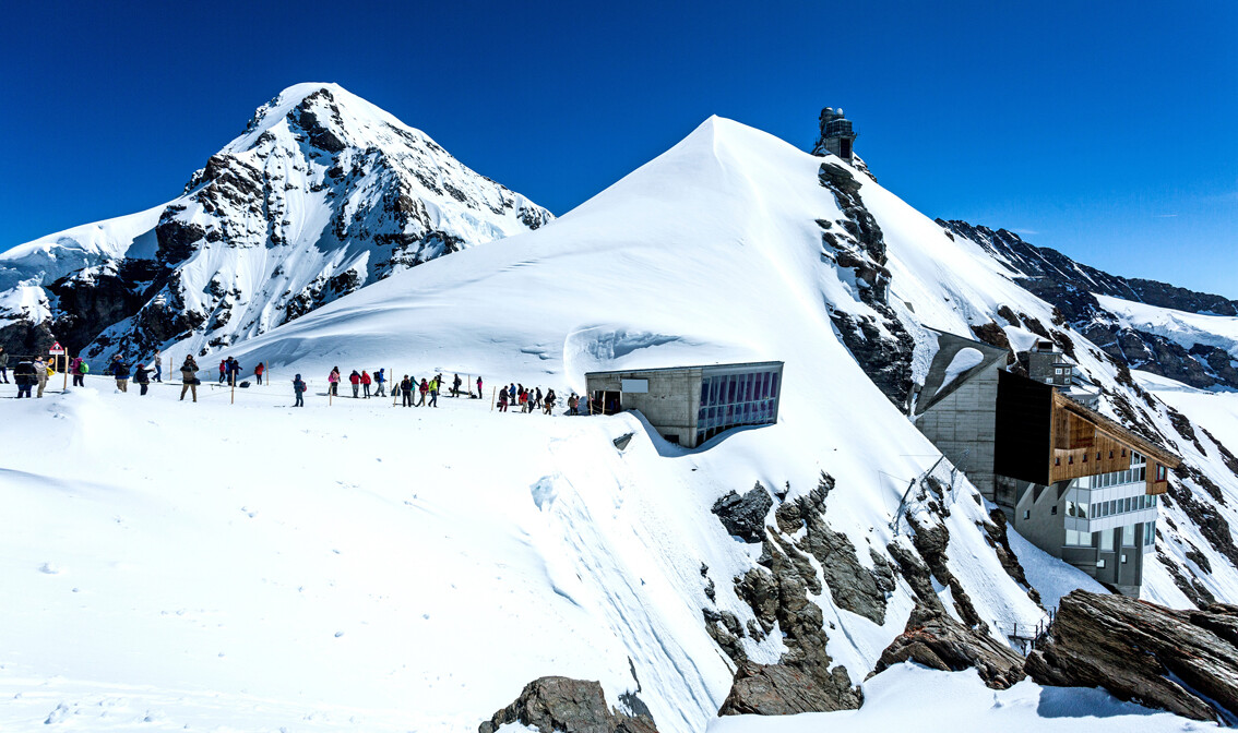 Švicarska, Pogled na poznati vrh Jungfrau