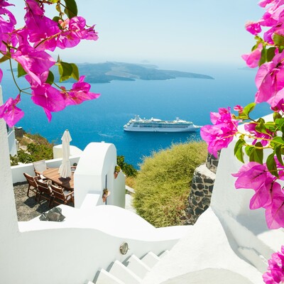 Krstarenje - Mediteran, Santorini