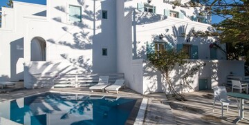 Santorini Grčka, Kamari, Hotel Kymata, bazen