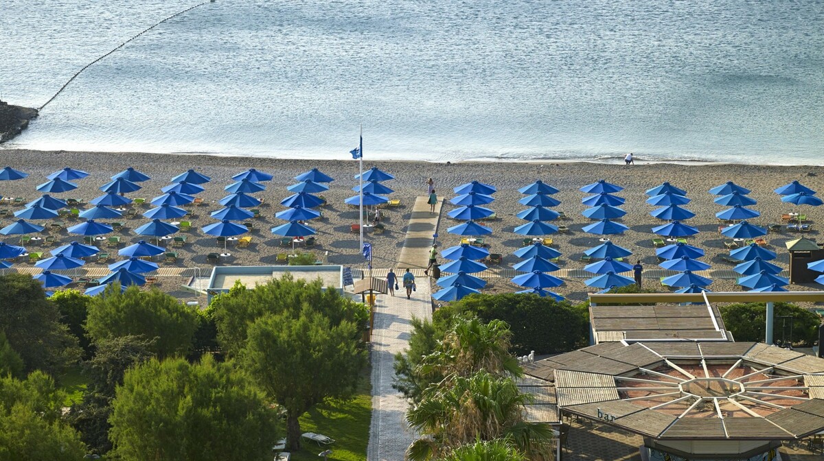 Rodos mondo travel, Hotel Esperides Beach Family resort, plaža