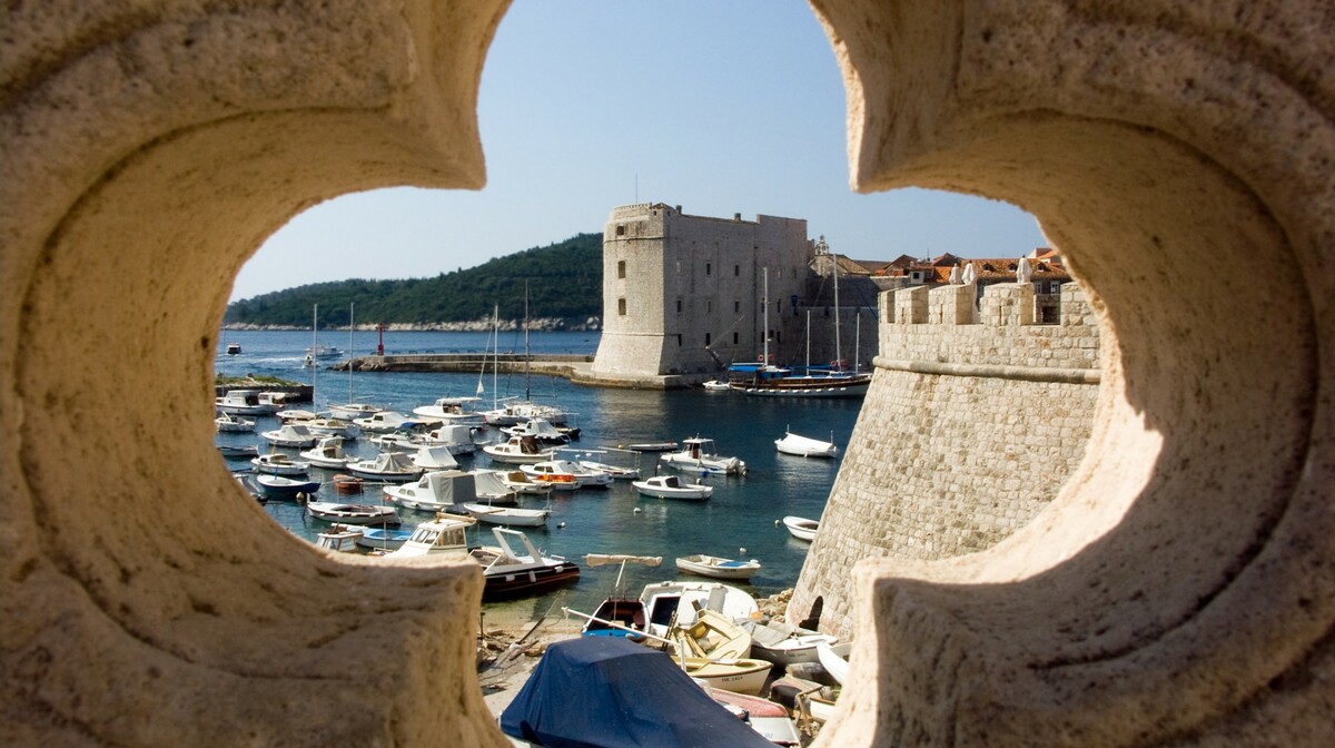 Stara luka pogled na Dubrovnik