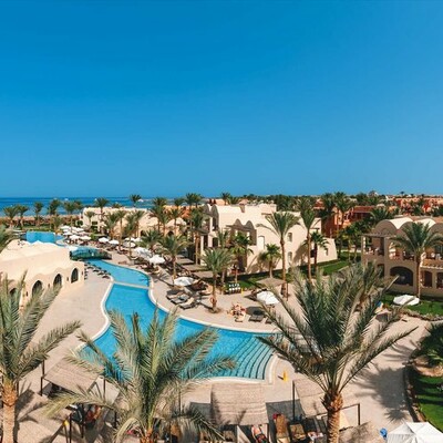 Hurghada Egipat, Hotel Jaz Makadina Resort, primjer sobe, slika plaže, bazen