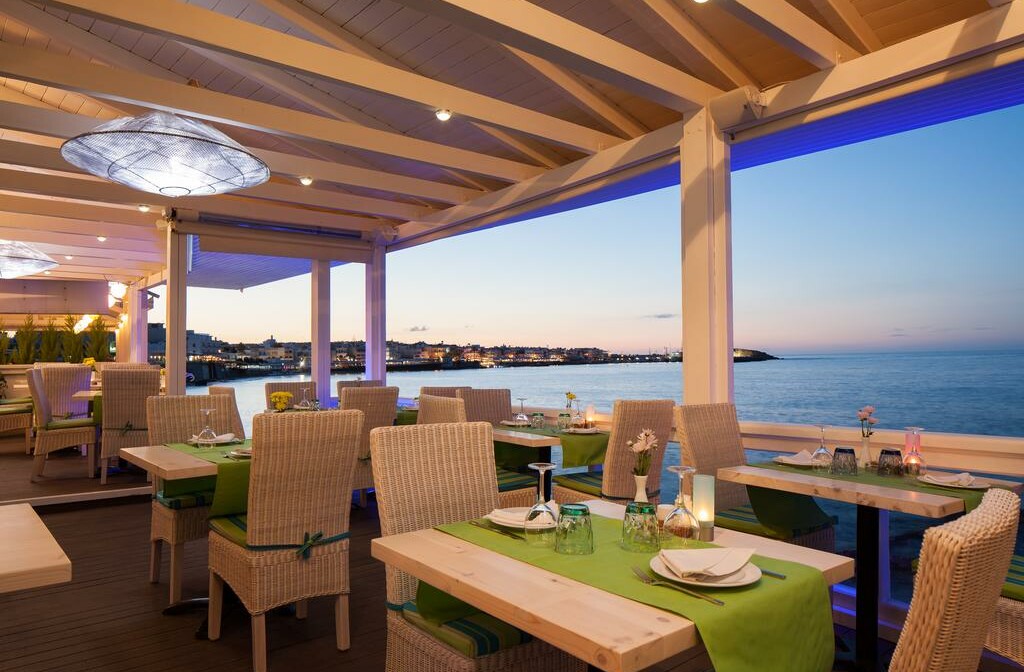 mediteran ljetovanje otok Kreta, Hersonissos, Palmera beach hotel & spa, restoran