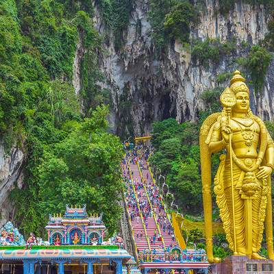 Batu Caves -hinduističko svetište, Kuala Lumpur, putovanje Azija, daleka putovanja, vođene ture