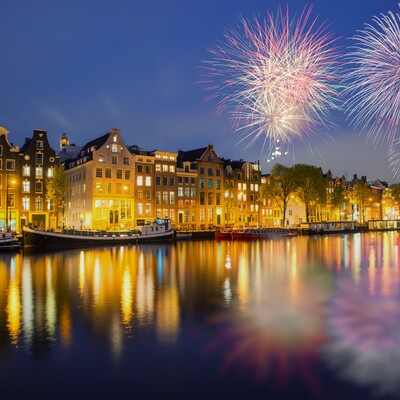 Vatromet nad Amsterdamom, Nova godina u Amsterdamu