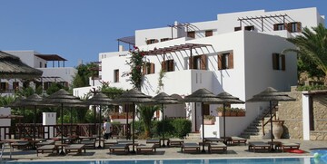 Karpatos Grčki otoci ljetovanje, Amoopi, Hotel Village Aegean & Bungalows, bazen