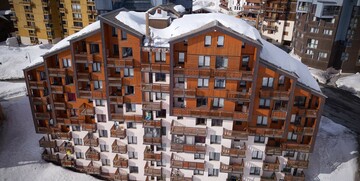 Skijanje u Francuskoj, Val Thorens, Apartmani Val Thorens Comfort, izvana apartmani.