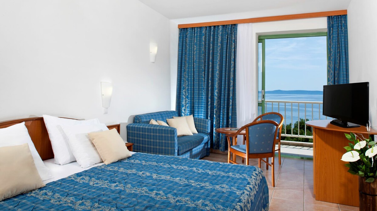 Brela, hotel Marina, Superior, dvokrevetna soba, morska strana