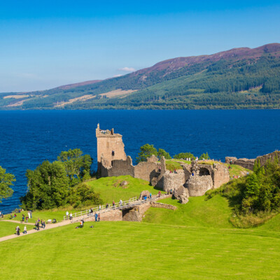 kotska, Dvorac Urquhart uz jezero Loch Ness