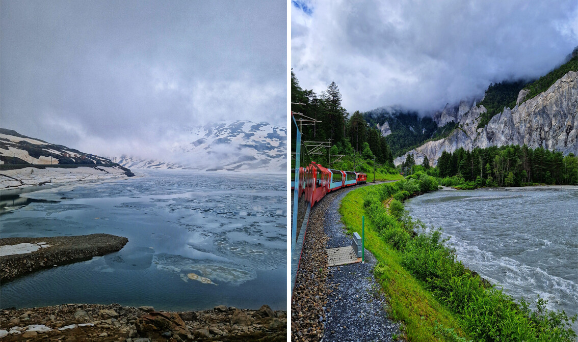 S putovanja Švicarska Alpskom željeznicom Bernina