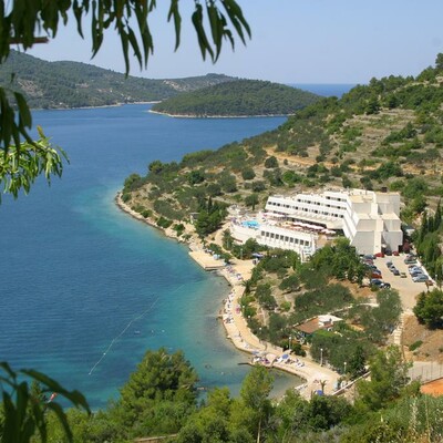 Otok Korčula, Vela Luka, Hotel Adria, panorama