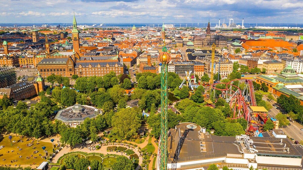 Kopenhagen, prekrasna panorama