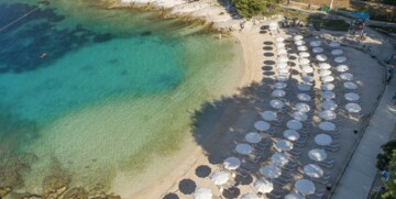 Pješćana plaža hotela Aurora u Malom Lošinju