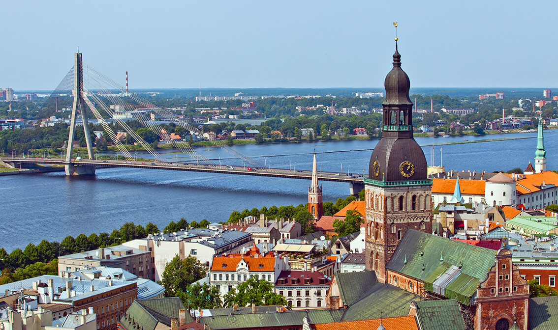 Putovanje Latvija, Riga panorama