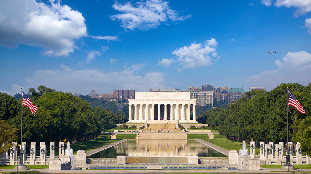 Lincoln Memorial, putovanje Washington, istočna obala Amerike, Američka tura, daleka putovanja