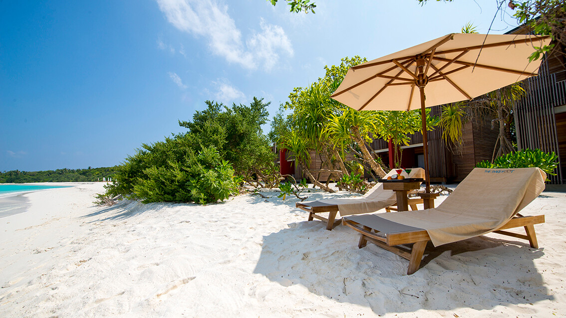 Maldivi mondo trvel, The Barefoot Eco Hotel, plaža