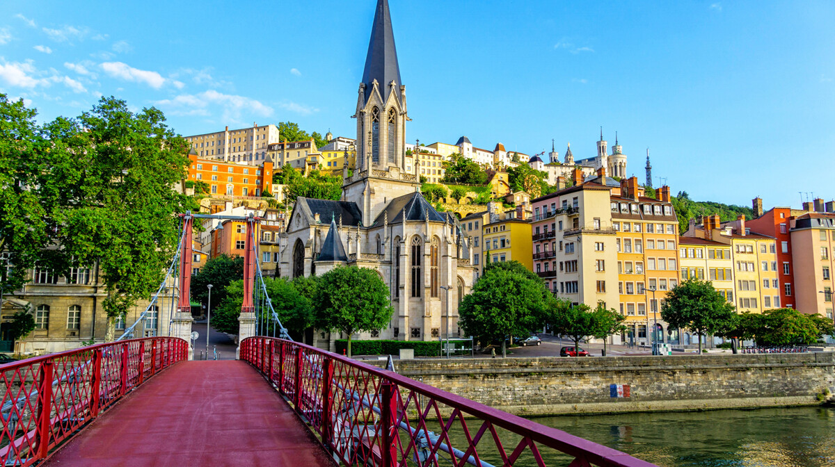 Lyon - Pješački most Saint Georges
