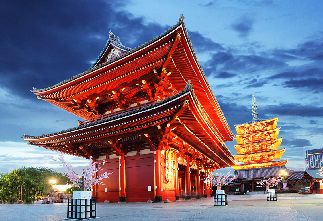 Tokio, Asakusa hram, putovanje Japan, daleka putovanja, garantirani polasci, vođene ture