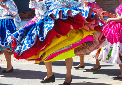 Peru, tradicionalan ples na ulici